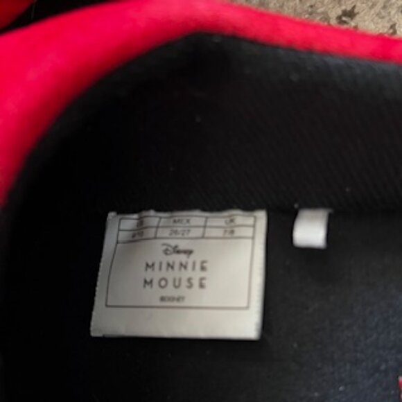 Disney Minnie Mouse Slippers with Red Sequin Bow Women's 9/10 - Picture 9 of 9